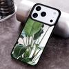 Monstera Flower Tropical Green Leaves Phone Case for iPhone 17 16 15 Pro Max Air 14 13 12 11 Plus Shockproof Capa Cover