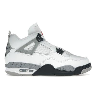 Air 4 Retro OG White Cement 2025 Мужские кроссовки Summit-White Fire-Red Tech-Grey FV5029-100