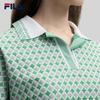 FILA Women's Emerald Knit Short Sleeve Polo Shirt