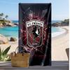 Персонализированное пляжное полотенце FC Twente с принтом, логотип футбольного клуба, поддержка, индивидуальное имя, текст, впитывающее полотенце для спорта, путешествий, особый подарок
