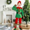 Children's Elf Costume Set with Hat, Shoes, And Belt for Holiday Events