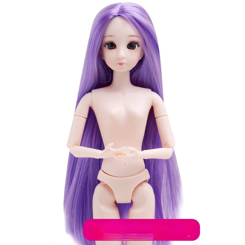 30 см 26-шарнирная кукла для девочек, обнаженные части тела, куклы с волосами, детские игрушки, 26-шарнирная кукла для девочек