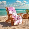 1pc KPop Demon Hunters27 Beach Towel, Comfortable and Thick, and Swimming/Bath/Picnic/Camping Towel, Suitable for Seaside Beaches