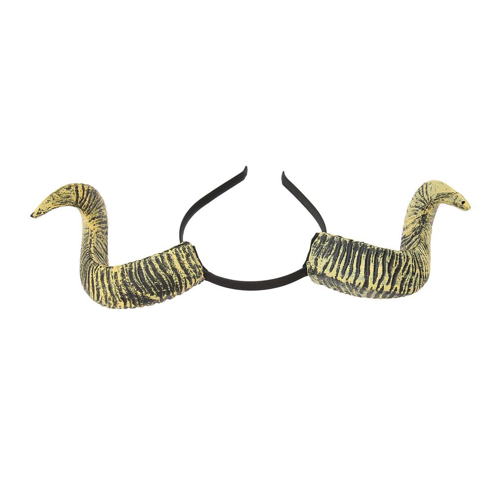 Sheep Horn Headband Exquisite Unique Funny Halloween Cosplay Party Horn Hair Hoop Accessory Photo