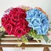 Multicolor Artificial Flower Rose Silk Petal Faux Rose Flower NEW Flower Bouquet  Party Supplies