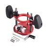 2 In 1 Compact Router Plunge Base, For 65mm Universal Motor Router Lift For Woodworking Benches Table Saw Aluminum Alloy Tool