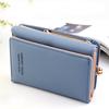 Faux Leather Trifold Short Wallet Fashion Women Cash Card Holder Coin Purse