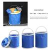 Foldable Car Washing Buckets Colorful Water Storage Container Outdoor Travel