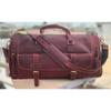 Дорожная спортивная сумка из натуральной кожи Багаж на выходные из кожи буйвола Спортивная сумка
