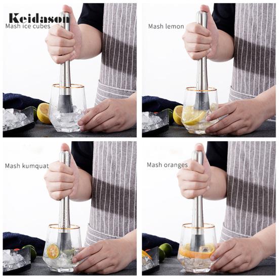 1 комплект многоразовой рифленой головки для смешивания коктейлей пищевого качества с полированной поверхностью, инструмент для бармена