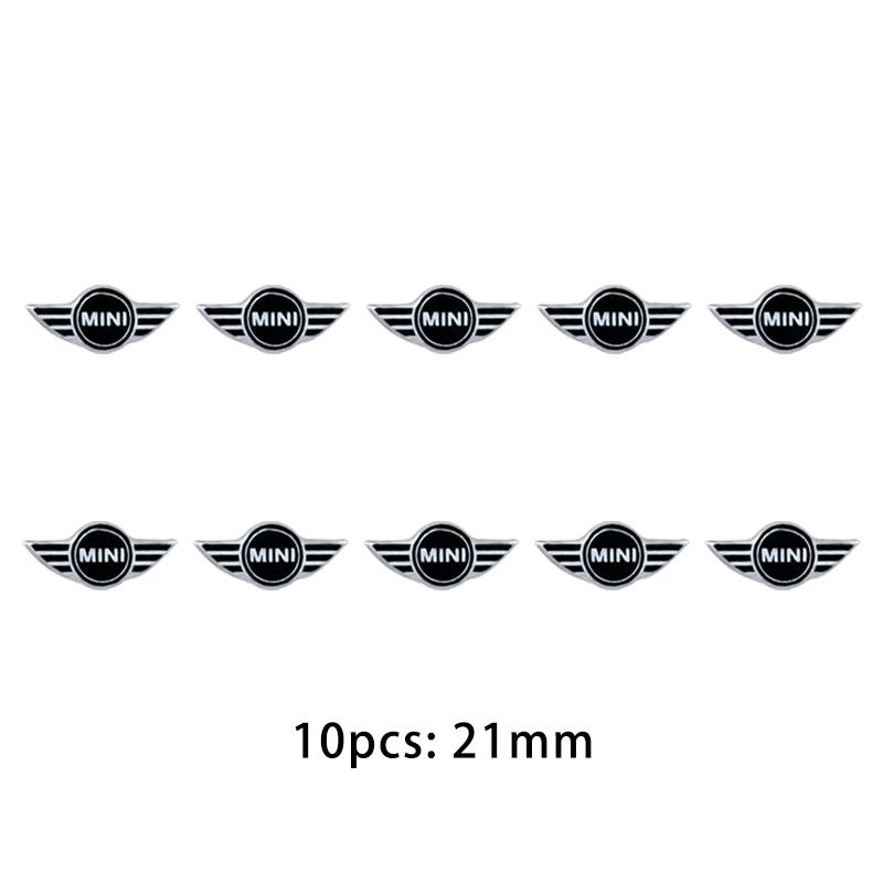 21mm Car Emblem Stickers Remote Control Key Logo Sticker For BMW Mini Cooper One Clubman JCW F54 F55 F56 F57 R55 R56 R57 R60 R61 rldf93