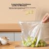 JD Original Food-Grade Fresh-Keeping Bags, Medium-Sized Thick Flat-Mouth Plastic Bags, 20*30cm [500 Pieces]