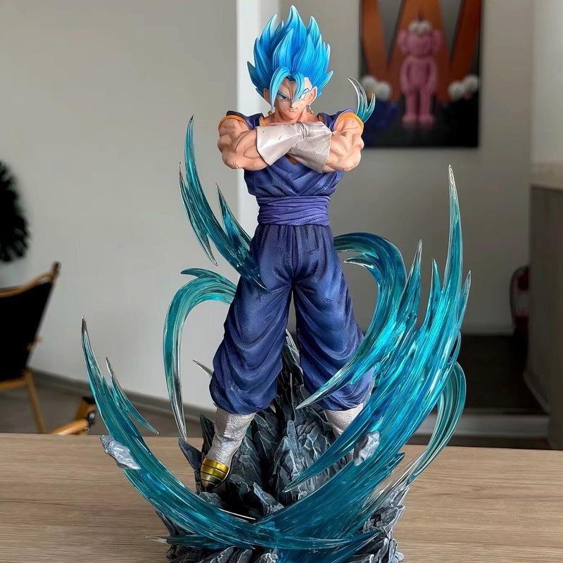 33 см Dragon Ball Веджетто Супер Сайян Синий Стоящая Аниме Фигурка Модель Статуэтка Коллекция для Мальчиков Настольное Украшение Орнамент Игрушки