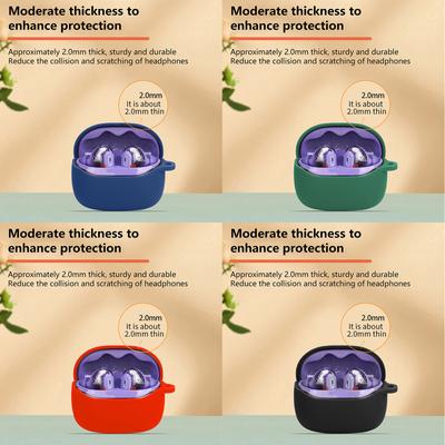 Гибкий защитный чехол для наушников JBL Tune Beam 2, противоударный чехол, моющийся корпус, пылезащитный чехол, мягкая кожа