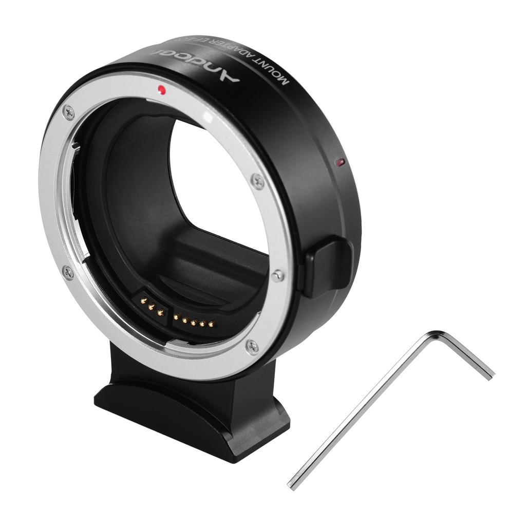 Andoer EF-EOSR Auto Focus Camera Lens Adapter Ring IS Image Stabilization Electronic Aperture