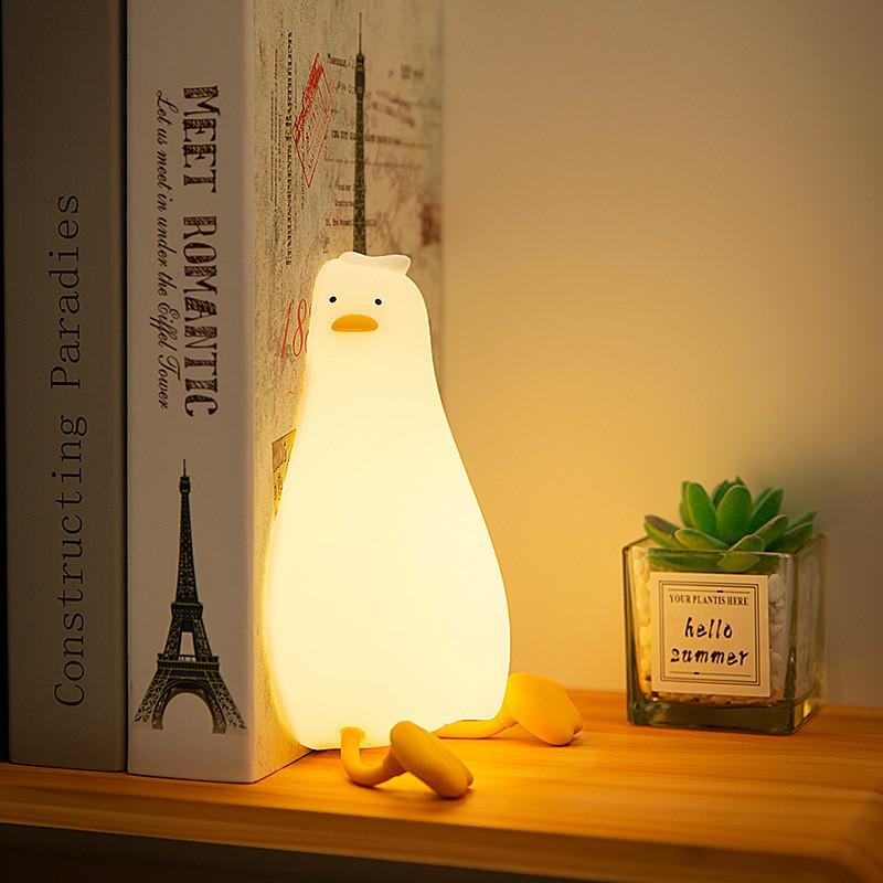 Duck Silicone LED Night Light & Phone Holder