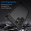 For Samsung Galaxy S25 Ultra Case Carbon Fiber Texture TPU Brushed Phone Cover