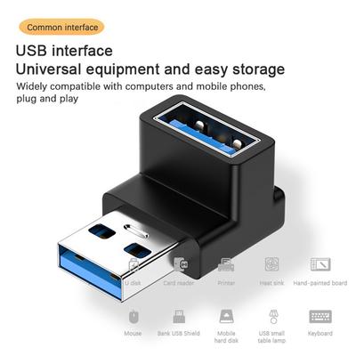 Usb-A адаптер для мобильного телефона Usb C к адаптеру USB A прямоугольный разъем типа C