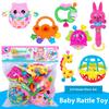 Набор жевательных прорезывателей-погремушек для младенцев и малышей 0-1 год, мягкий резиновый мяч для захвата рукой, погремушка-сумка