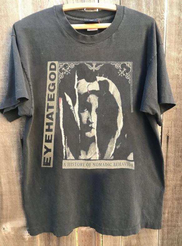 EYEHATEGOD Band Shirt EYEHATEGOD Graphic Charcoal Unisex T shirt Reprint WA4582 Unisex T-Shirt