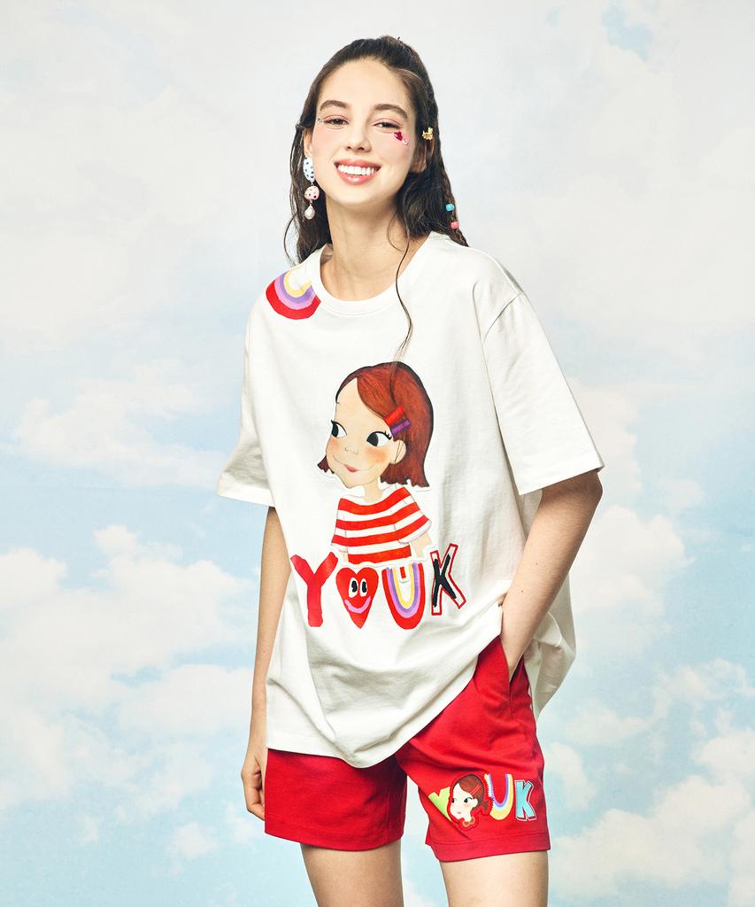 Yugsimwon Футболка с улыбкой F Лиа