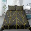3D Geometry Duvet Cover Set King Queen Size Colourful Pattern Comforter Cover for Kids Teens Adults Boys Polyester Bedding Set