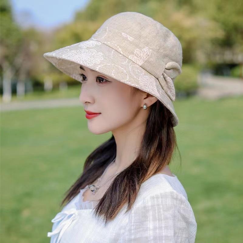 Шляпа женская летняя панама женская дышащая шляпа от солнца шляпа для среднего возраста шляпа для улицы складная шляпа осенняя шляпа-ведро