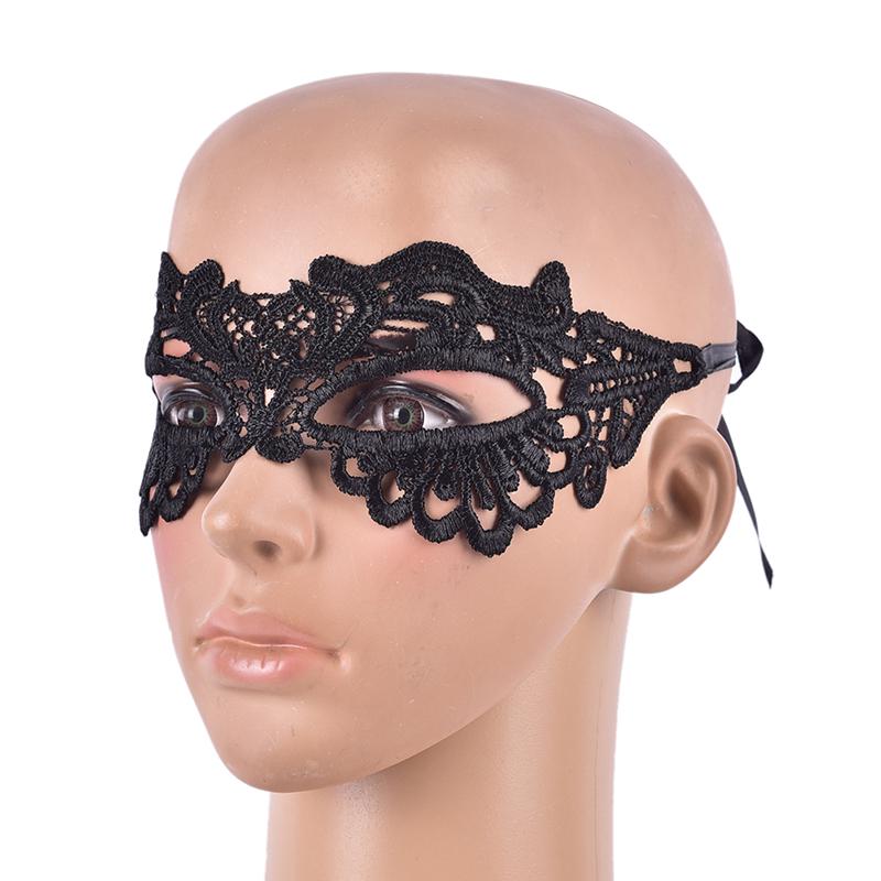 Сексуальная черная кружевная маска для глаз для бала-маскарада, нарядное платье, костюм на Хэллоуин