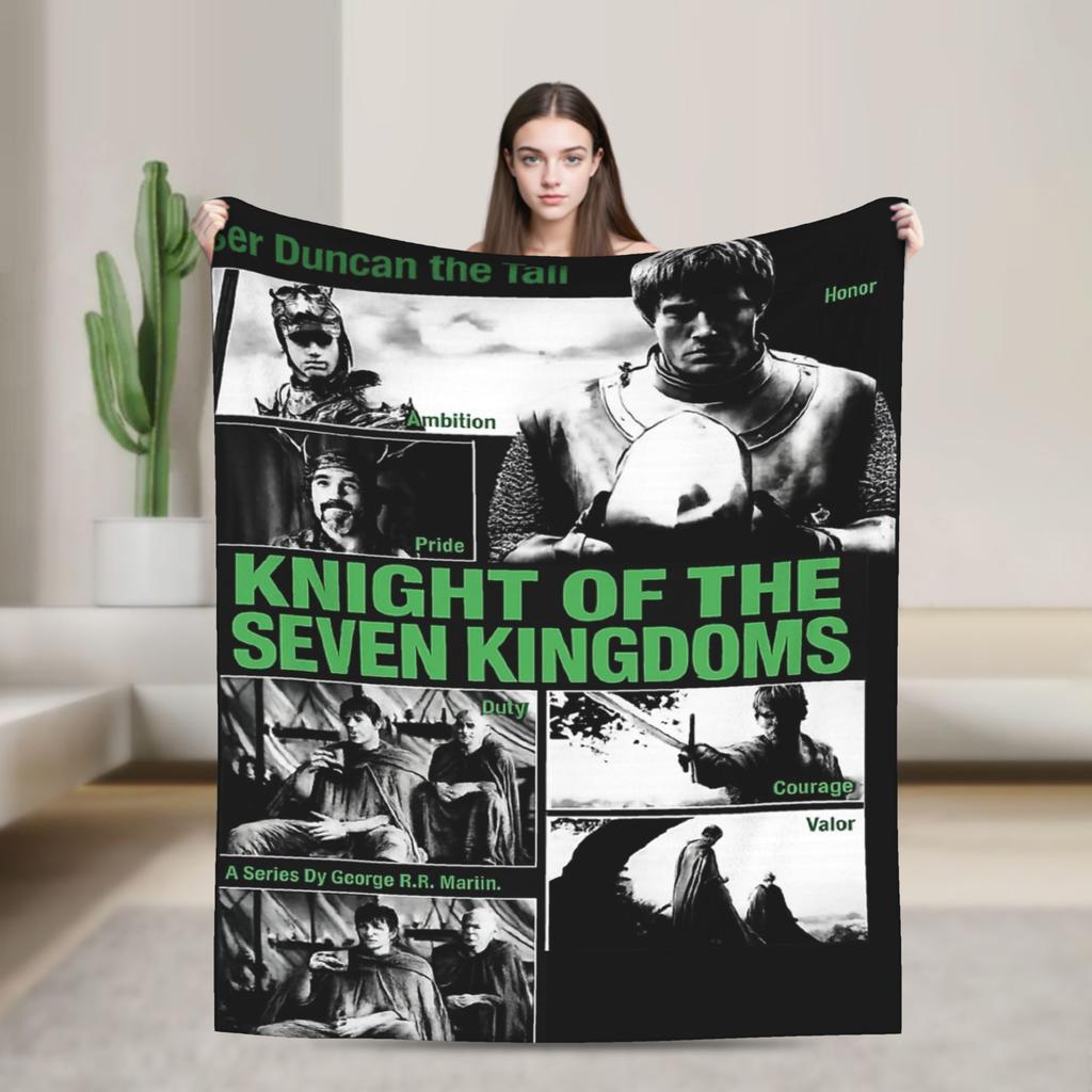 Super Soft  A Knight Of The Seven Kingdoms  Throw Fashion Blanket Premium Flannel Fleece Lightweight  Bed Fashion Blanket Cozy Plush Fashion