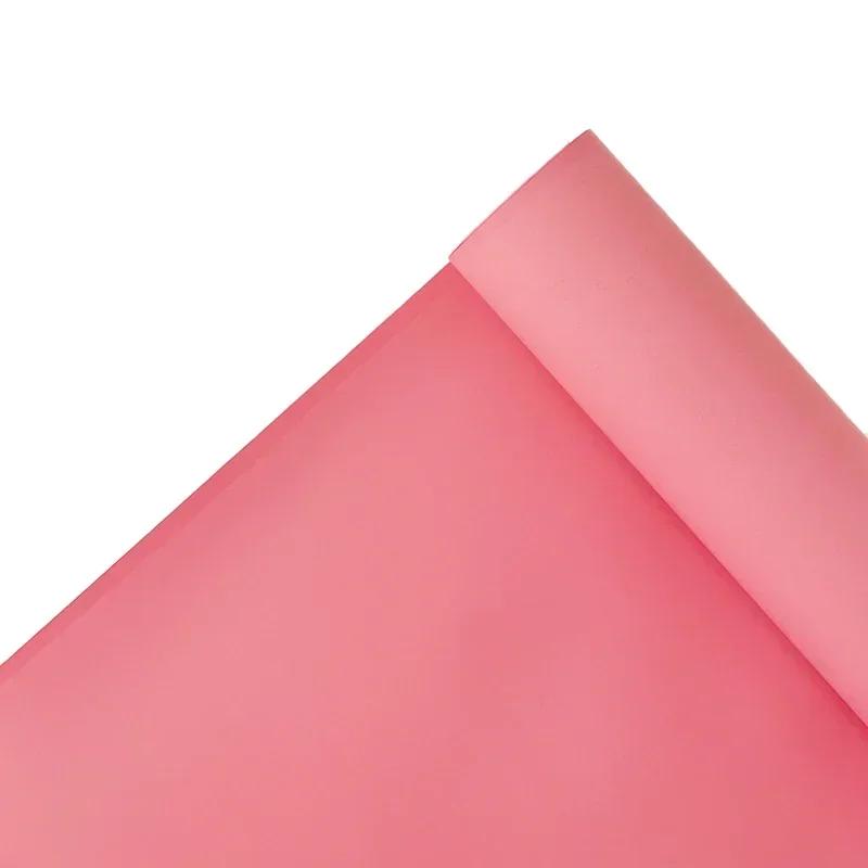 58смX11ярдов Однотонный Фарфоровый Матовый Цветочный Бумага Букет Цветов Однотонный Цветочный Лист Цветочный Материал Водонепроницаемая Упаковочная Пленка