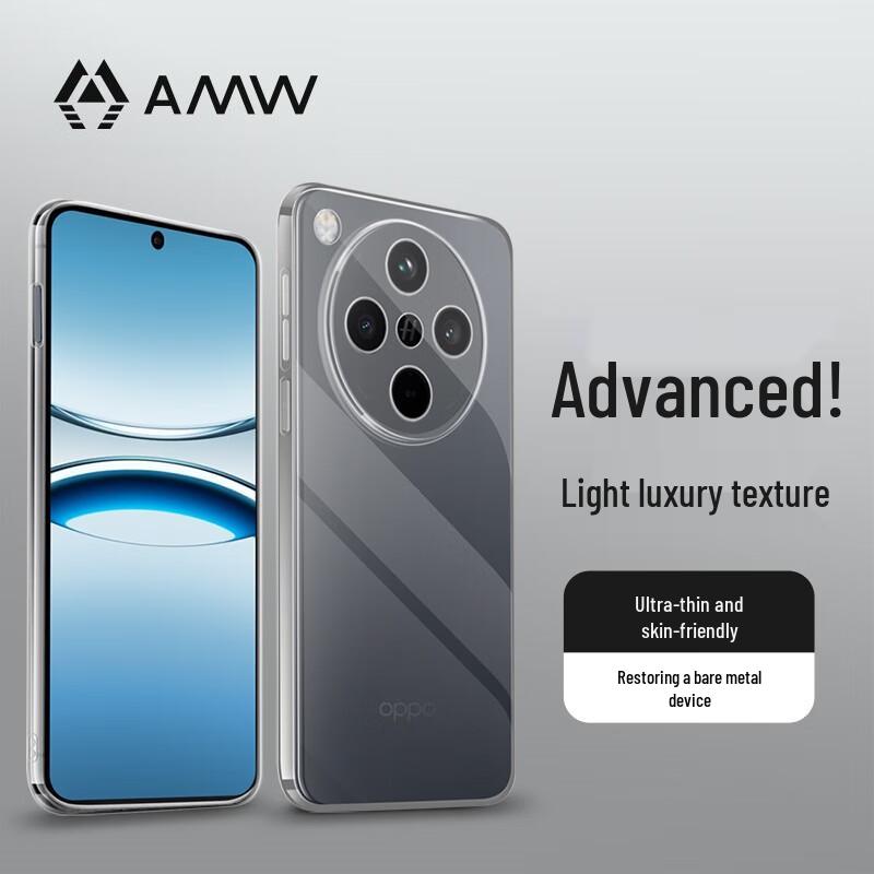 Прозрачный противоударный чехол для телефона AMW для OPPO и Realme