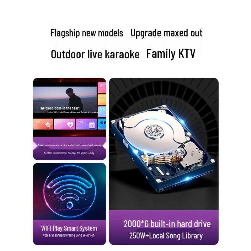 SANSUI C3 Portable Karaoke Speaker System