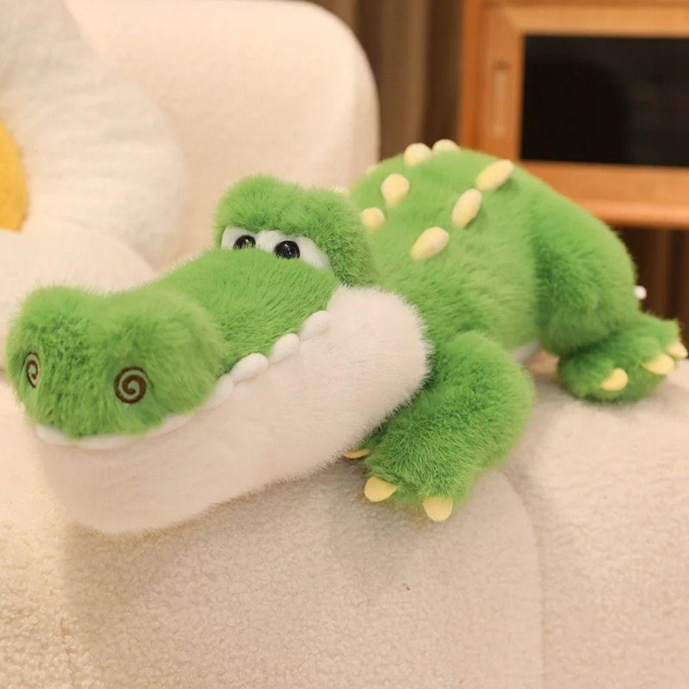 Stuffed Animal Crocodile Doll Plush Toy Cartoon Crocodile Throw Pillows Birthday Gifts