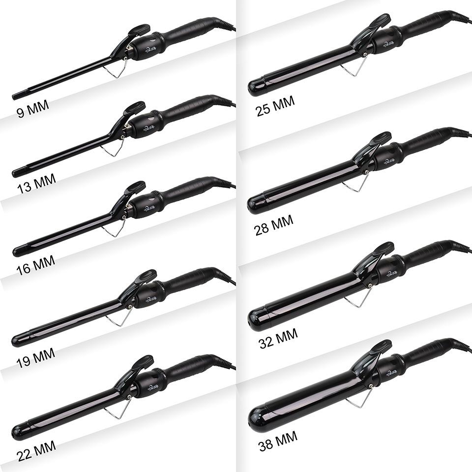 Керамические щипцы для завивки волос 38 мм для парикмахерских и салонов красоты