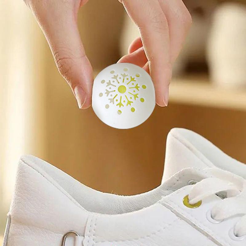 6Pcs Ball Shoe Deodorizer And Freshener Ball Fruity Fragrance Essential Foot Care Deodorant