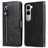 Zipper Wallet Case for vivo Y300 5G/Y200 5G/V40 Lite (Indonesia) 5G/4G Calf Texture Leather Phone Cover