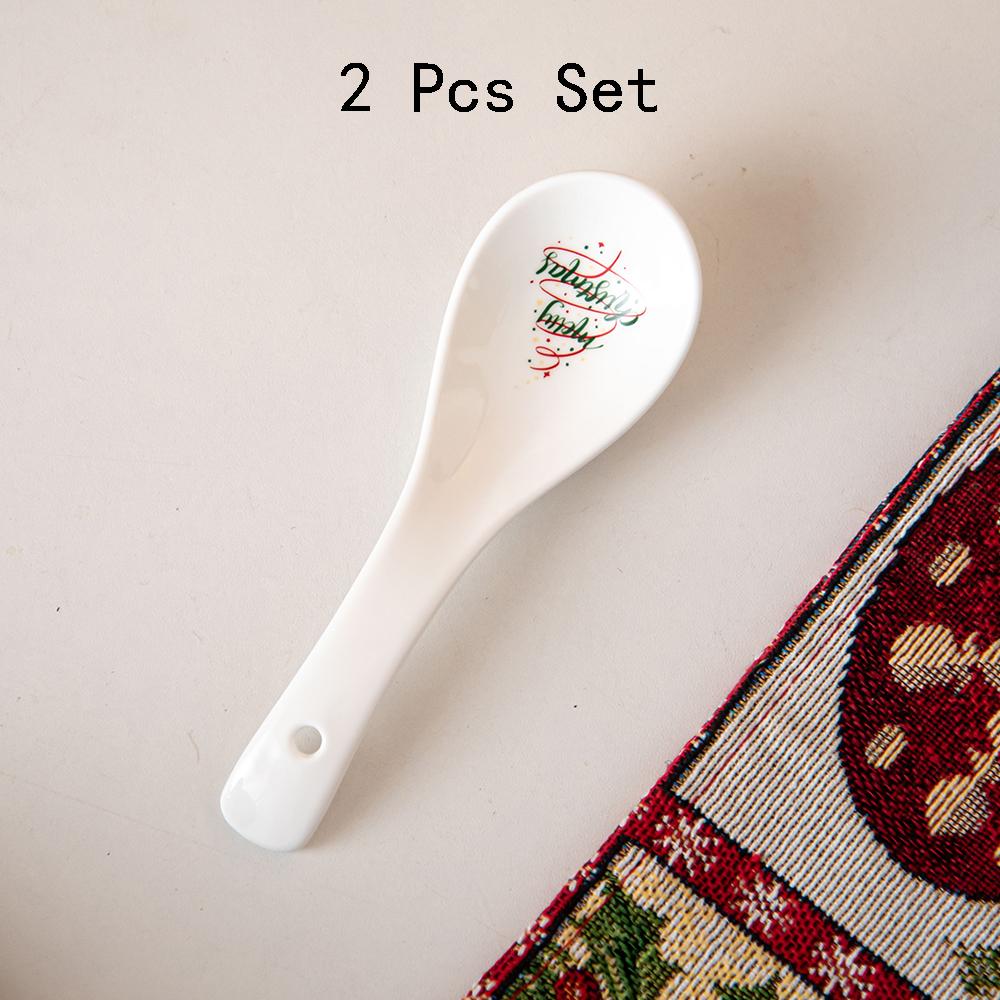 Изысканная Рождественская Керамическая Тарелка Легкая Роскошь Отель Ресторан Тарелки для Стейка Тарелка для Кухни для Домашней Вечеринки Пиалы для Риса Рождественские Подарки