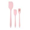 3Pcs/Set Silicone Spatula Set Cake Cream Scraper Oil Brush Non-stick Spatula Jam Spreads Kitchen DIY Cake Baking Tools