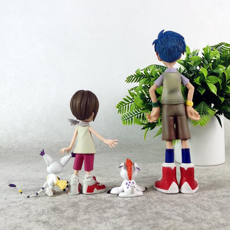 Аниме Фигурка Digimon Adventure Ягами Хикари и Тейлмон Экшн-фигурки ПВХ Коллекционная модель Детские подарки 5-12 см