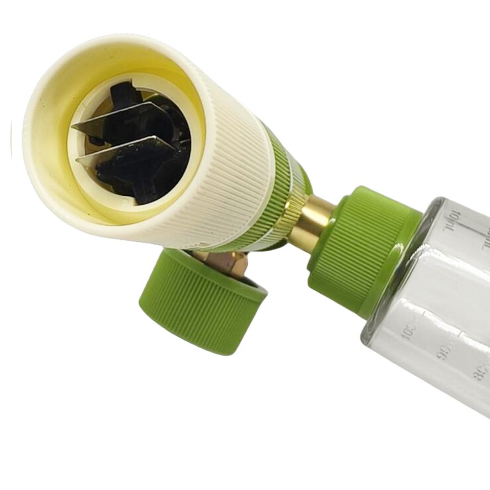35/100ml Water Foam Pot with 1/4 Inch Quick Connector Adjustable Pressure Washer Gun Soap Foam Spray Bottle for Car Wash Cleanin
