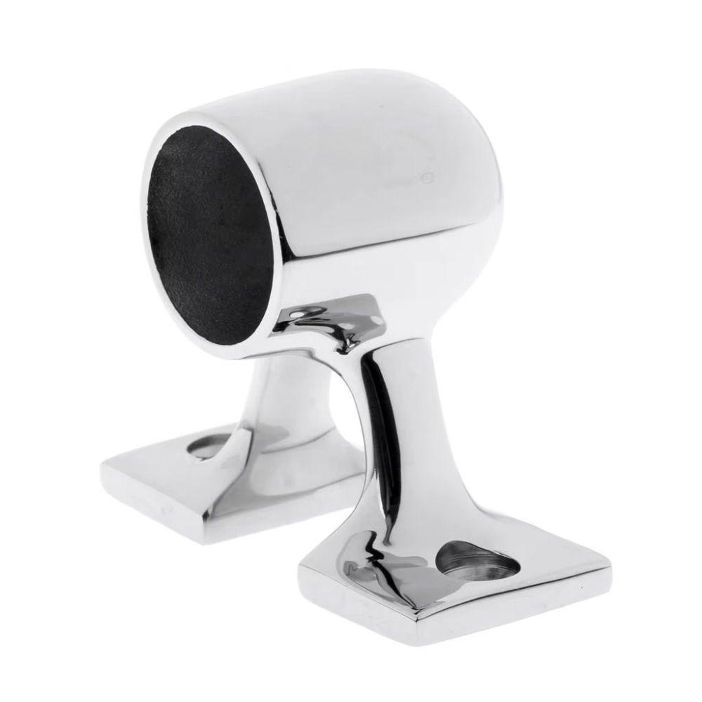 Stainless Steel Marine Handrail Bracket 90° Railing Part Secure Boat Hand Rail Fitting  Ship