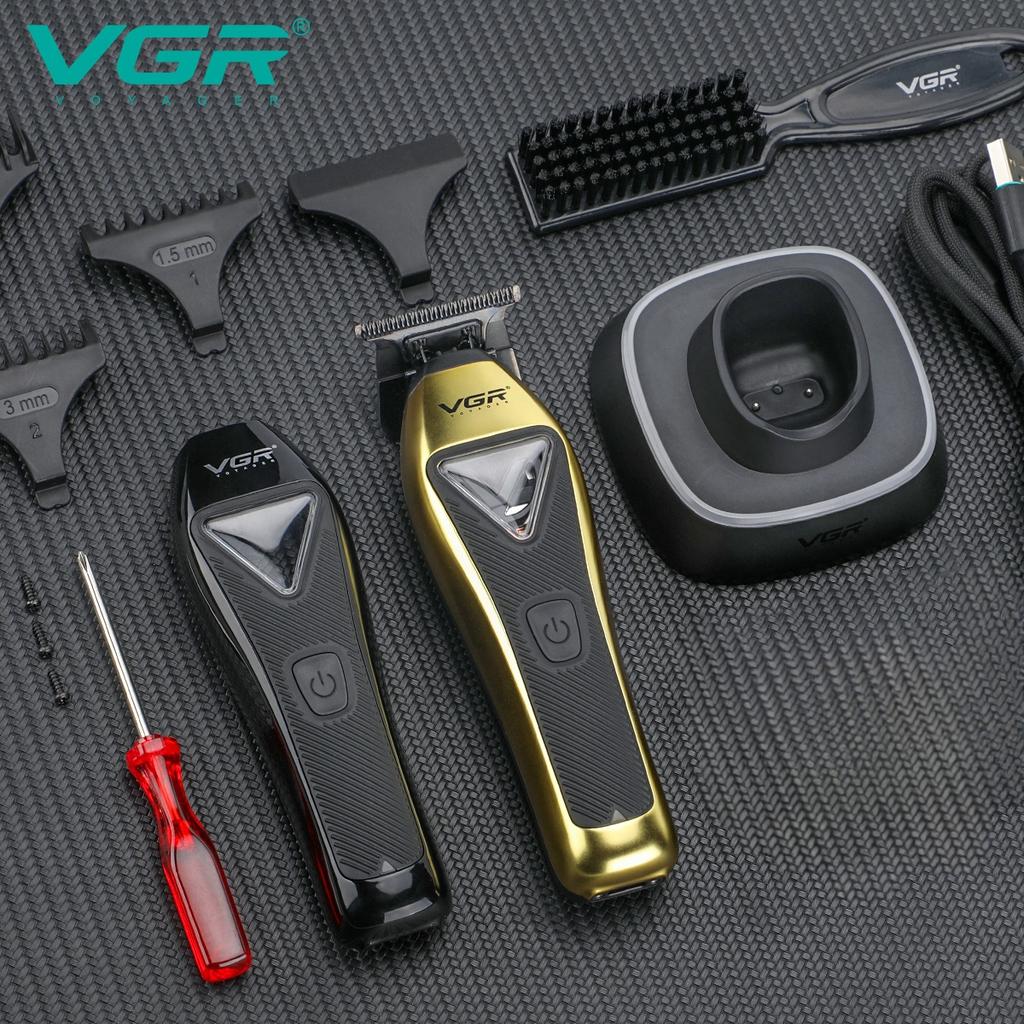 Оригинальная бесщеточная машинка для стрижки волос VGR V-994 Профессиональный триммер для волос Электрическая машинка для стрижки волос Стрижка 10000 об/мин Триммер Металлический триммер для мужчин