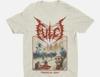 Футболка Fulci White Uniex, футболка Tropical Sun песочного цвета, размеры от s до 345xl