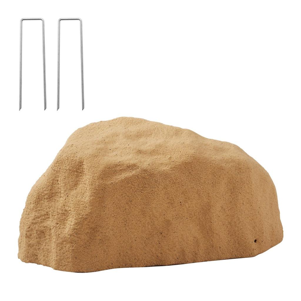 Faux Rock Cover, Outdoor Fake Rock Well Pump Cover, Realistic Natural Texture, Lightweight & Weather-Resistant Artificial Boulder for Landscaping