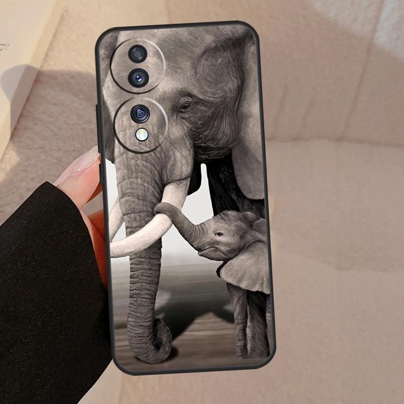 Слон Ребенок Природа Для Honor Magic 7 6 5 Lite V5 Чехол Для Honor 400 Pro 200 50 70 90 X8a X8b X9a X9b X9c Обложка