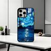 В-Ван Г-Гог Звездная ночь Чехол для телефона для iPhone17,16,15,14,13,12,11 Plus,Pro Max Магнитный для Magsafe Беспроводная зарядка