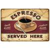 Metal Sign Coffee Tin Sign Posters Wall Decorations Vintage Cafe Retro Club Pub Bar Painting Home Decor Friends Wall Art Plaque