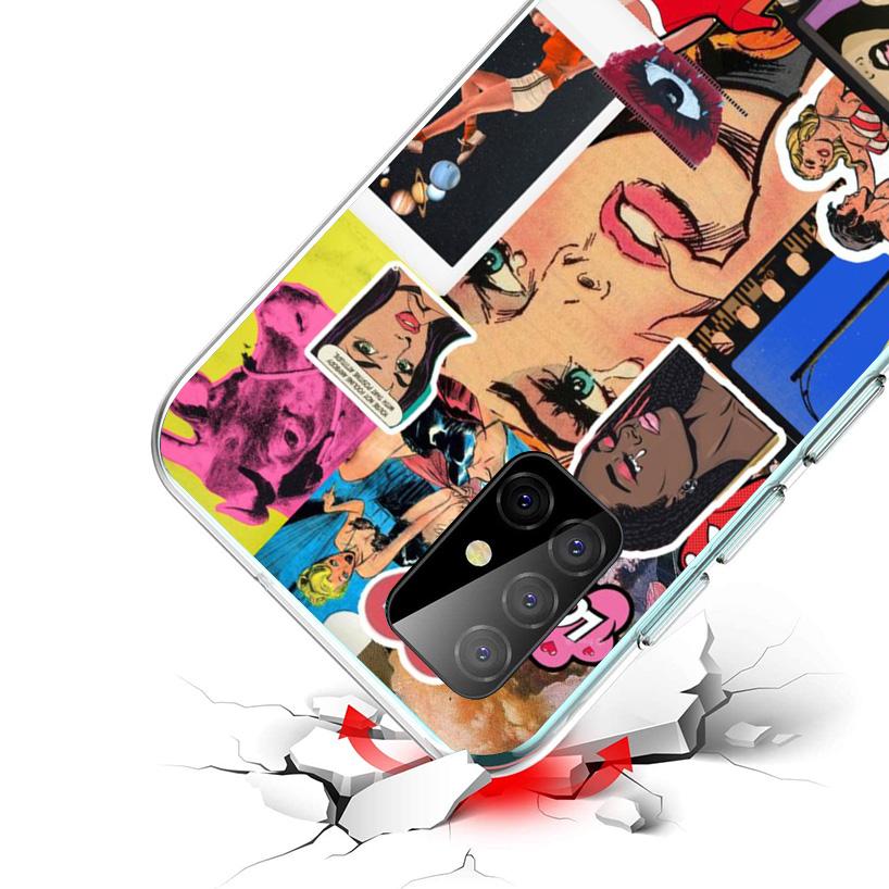 Brokenhearted Anime Girl Phnoe Case for Samsung Galaxy A17 A37 A57 A16 A26 A36 A56 A15 A14 A13 A55 A54 A53 A35 A34 A33 A25 A24 A