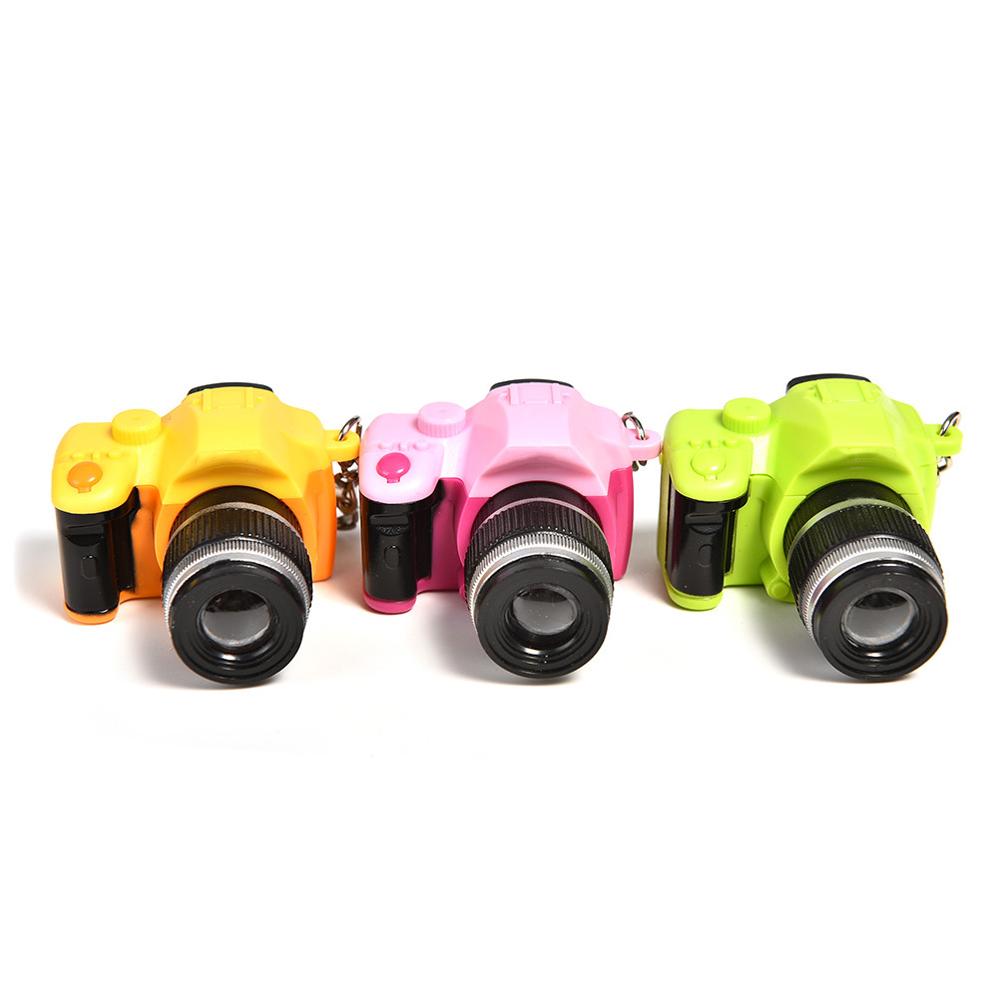 camera Led Light Mini Pendant Simulation Cameras Keychain Toys Flashing Camera Camera Keychain