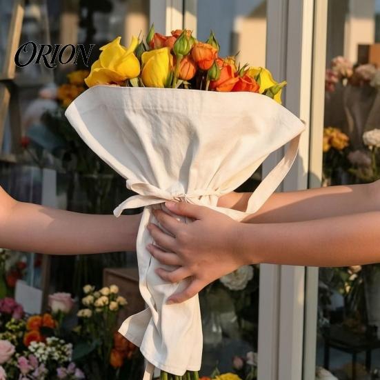 Канвасная сумка-букет для упаковки цветов на вечеринку с ручкой, Многоразовая цветочная сумка-тоут, Свежая портативная упаковка-держатель для цветов для сада,